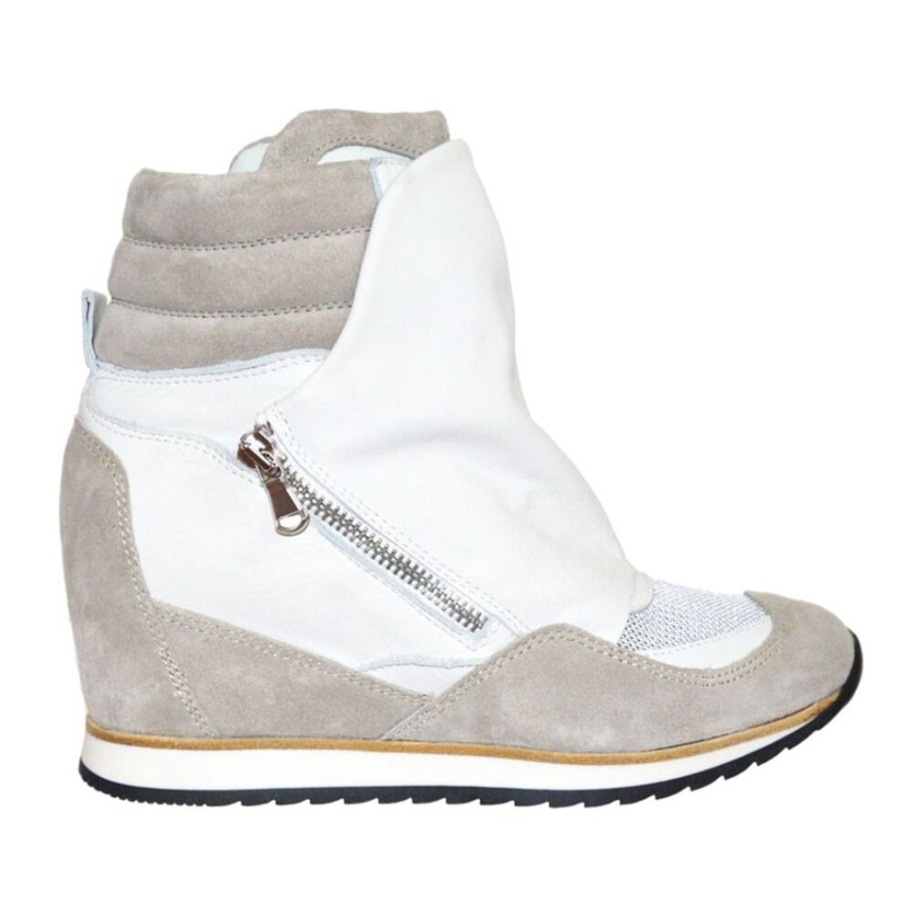 Elena Iaichi Size 38 Trainers Wedge Sneakers  in White
